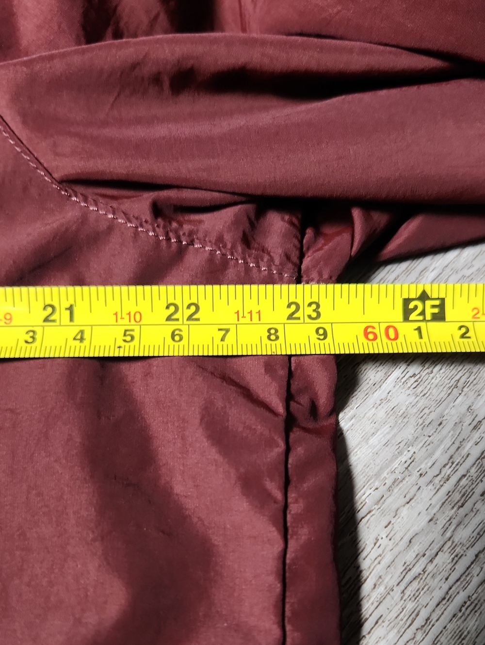 H&M Burgundy Zip-Front Bomber Jacket - Picture 6 of 7